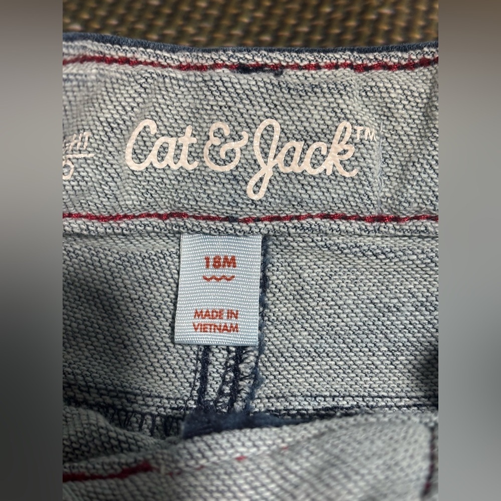 Cat&jack and garanimales Kids Jeans - Classic Blue and Black Trio size 18M - Picture 3 of 10